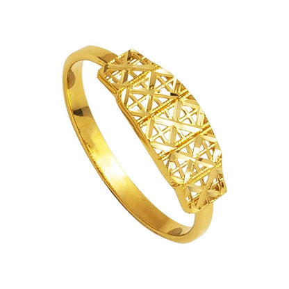14K Yellow Gold Filigree Ring (1.19 g)