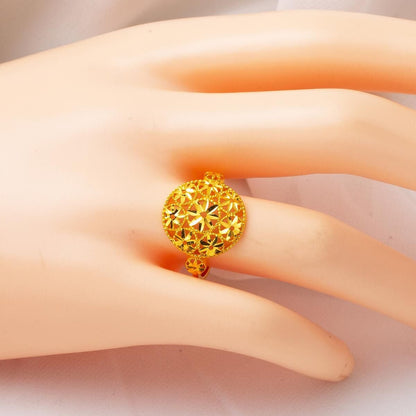 22K Yellow Gold Filigree Ring