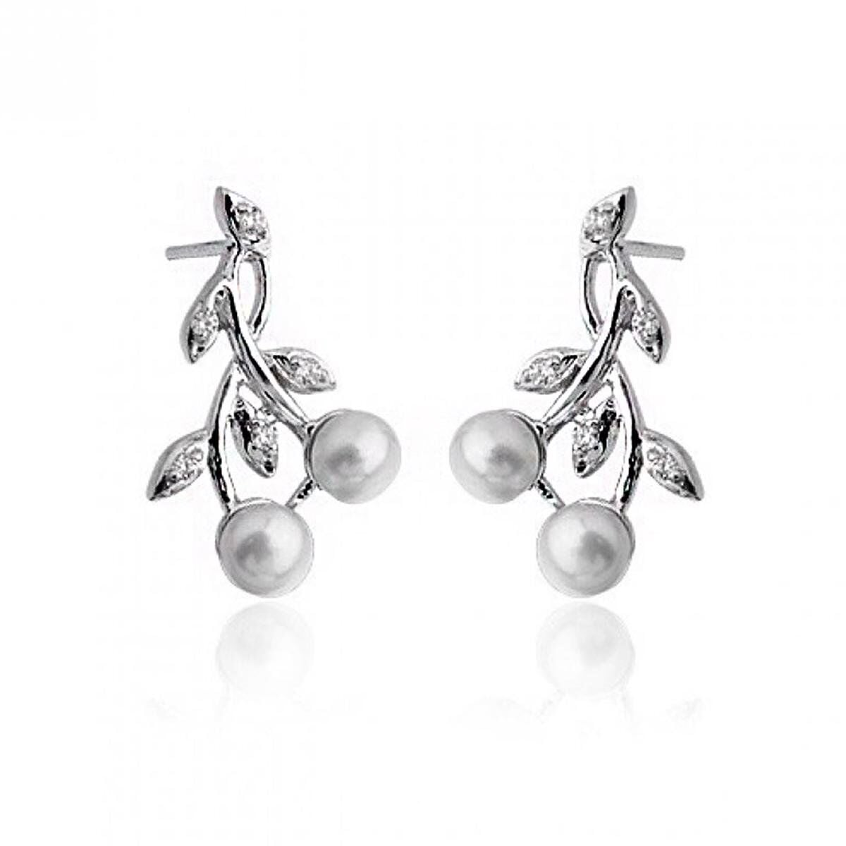14K White Gold Terra Pearl Bridal Set