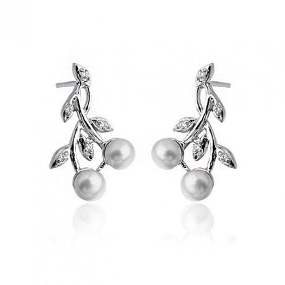 14K White Gold Terra Pearl Bridal Set
