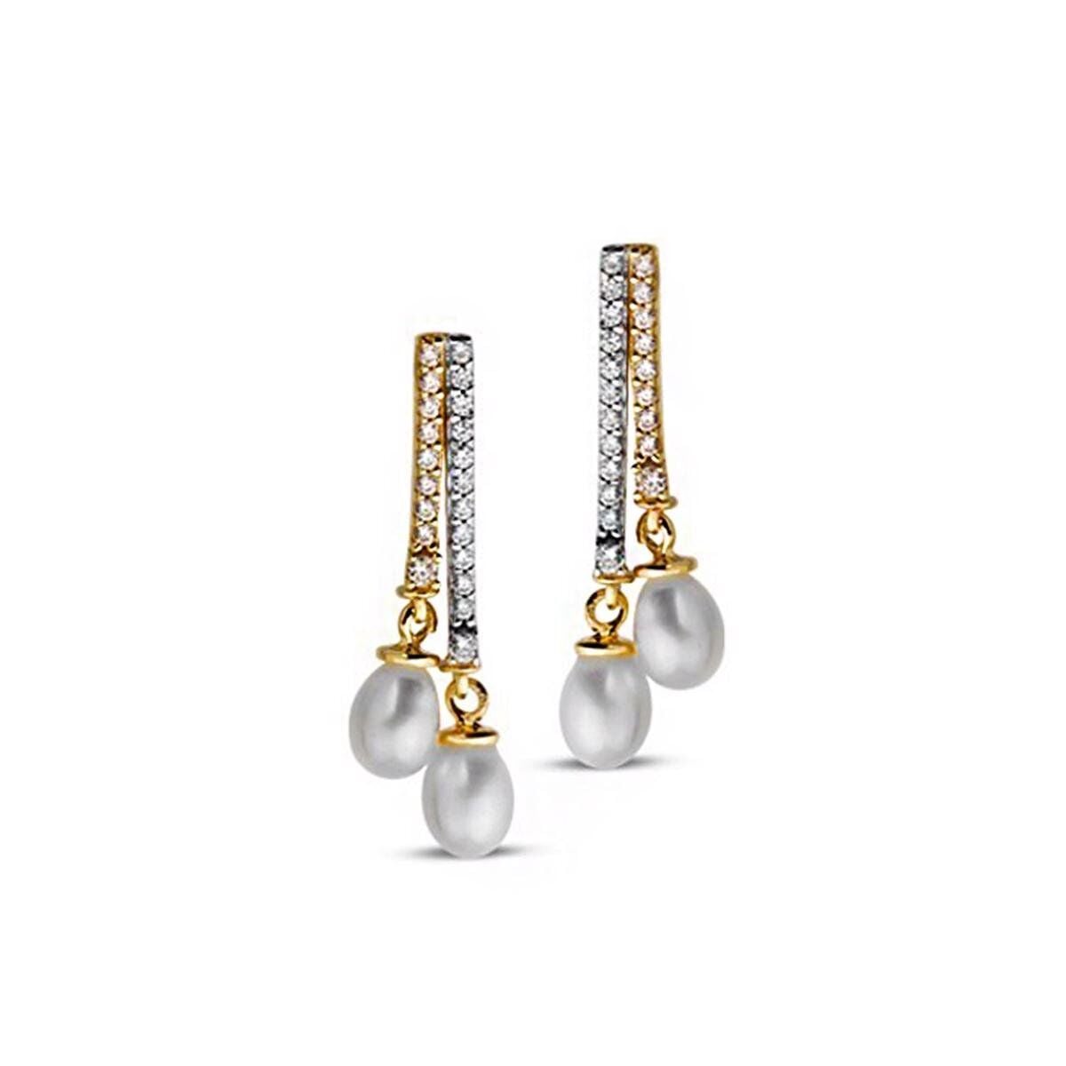 14K Yellow Gold Thera Bridal Pearl Jewelry Set