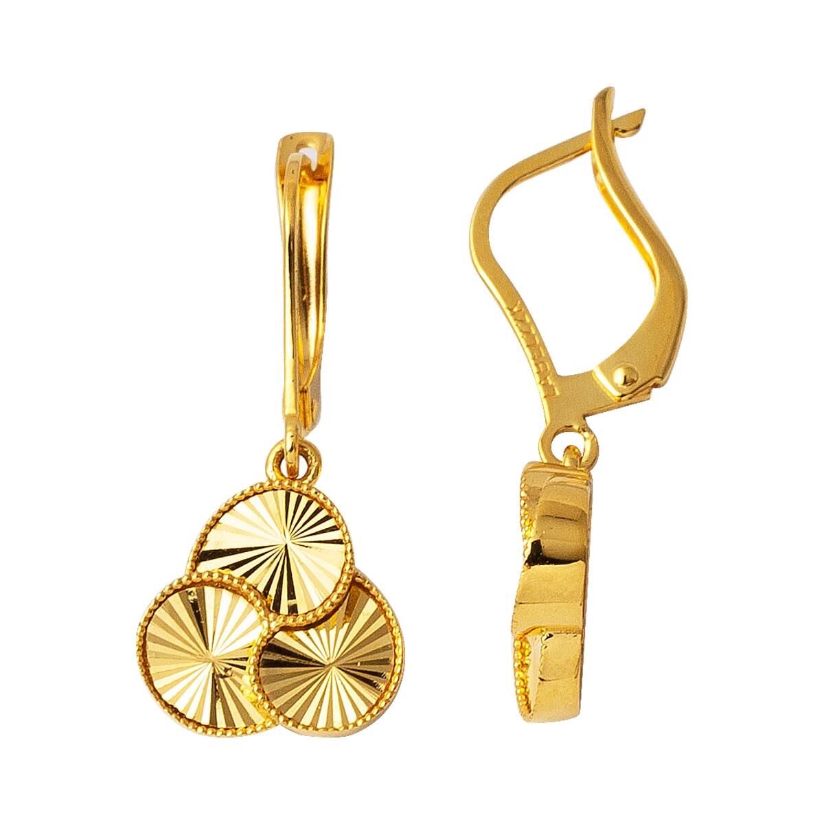 22K Yellow Gold Therapy Earrings