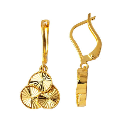 22K Yellow Gold Therapy Earrings