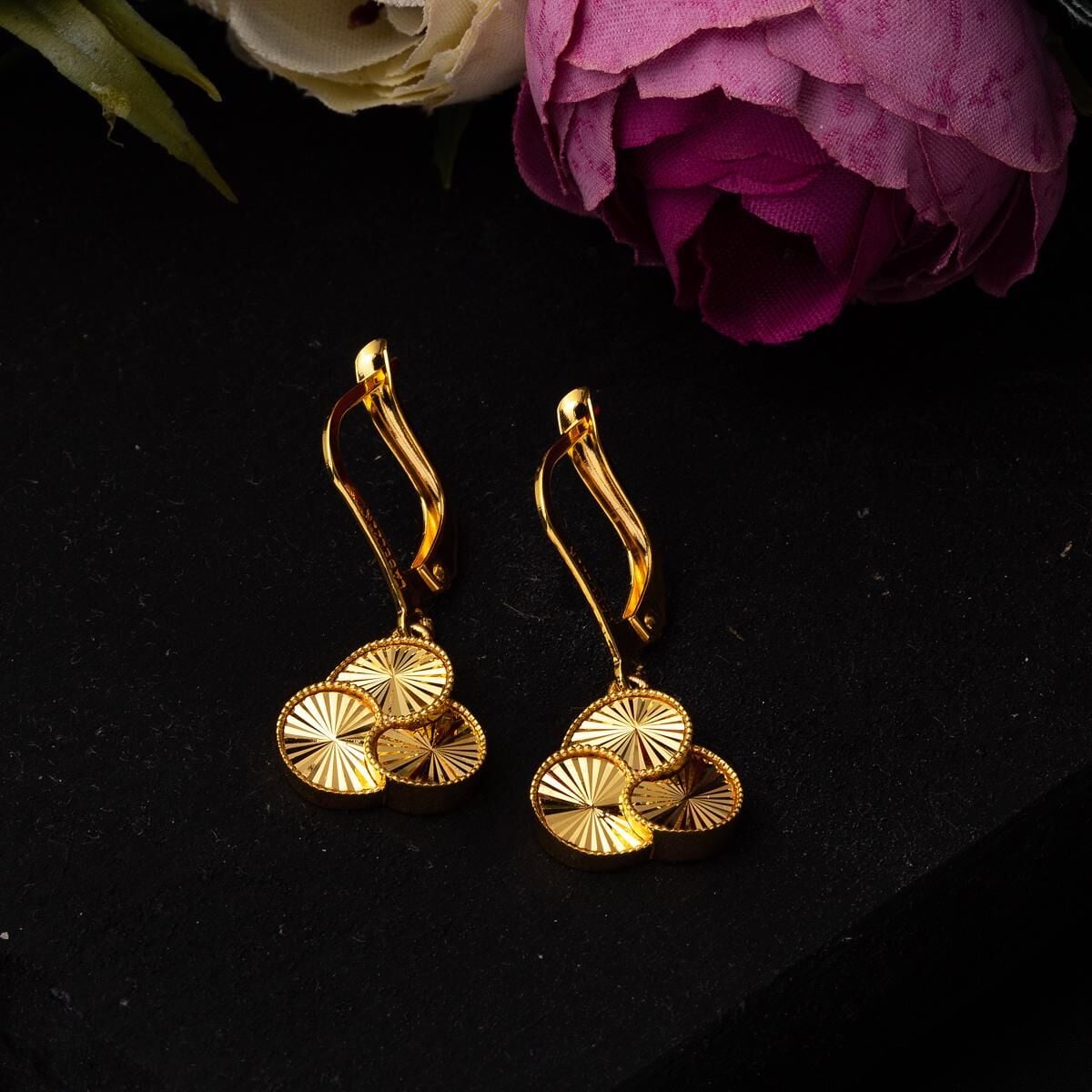 22K Yellow Gold Therapy Earrings