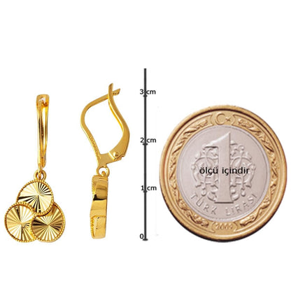 22K Yellow Gold Therapy Earrings