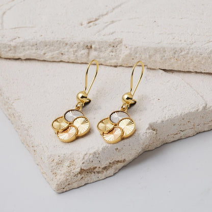 14K Yellow Gold Therapy Dangle Earrings