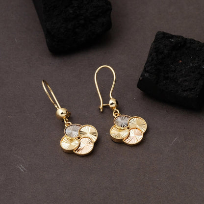 14K Yellow Gold Therapy Dangle Earrings