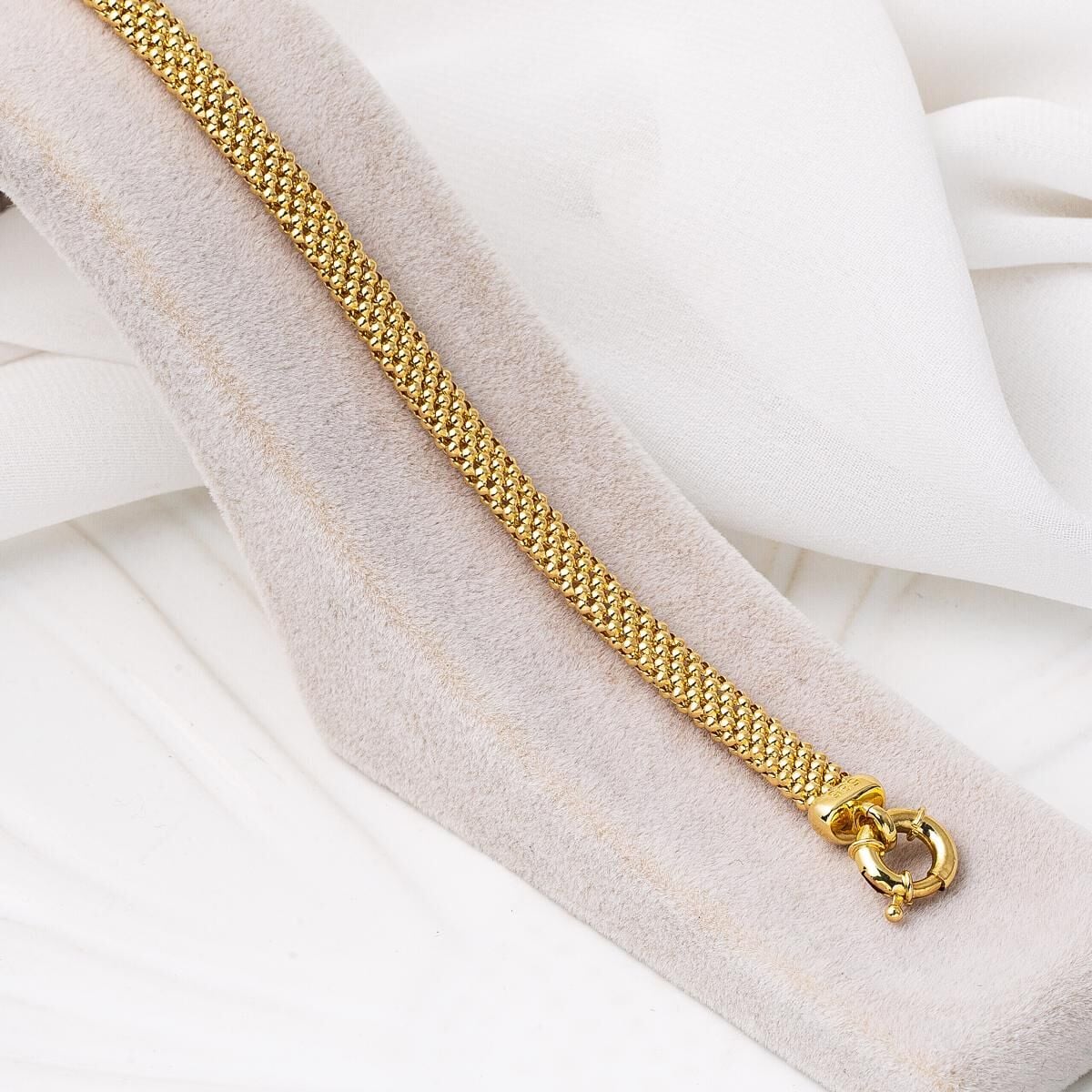 14K Yellow Gold Ball Chain Bracelet (9.5 g)