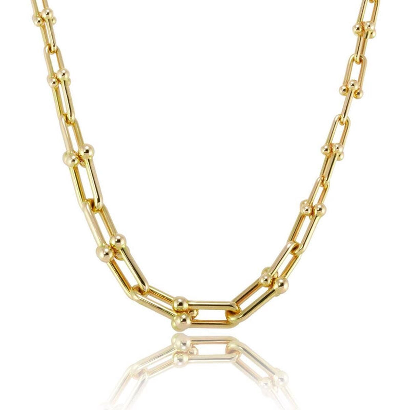 14K Yellow Gold Ball Chain