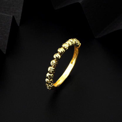 14K Yellow Gold Bead Ring (1.83 g)