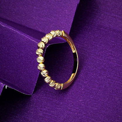 14K Yellow Gold Bead Ring (1.83 g)