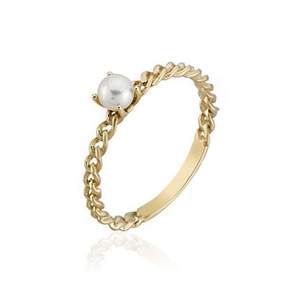 14K Yellow Gold Toulon Pearl Ring