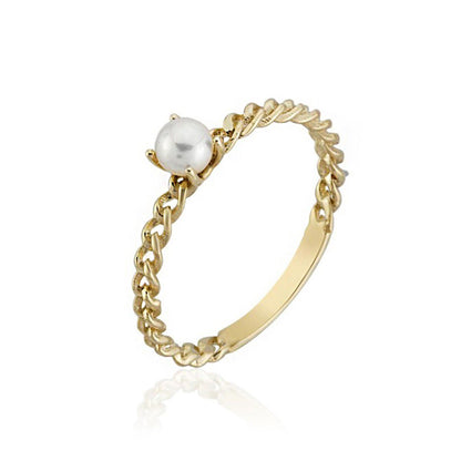 14K Yellow Gold Toulon Mini Pearl Jewelry Set