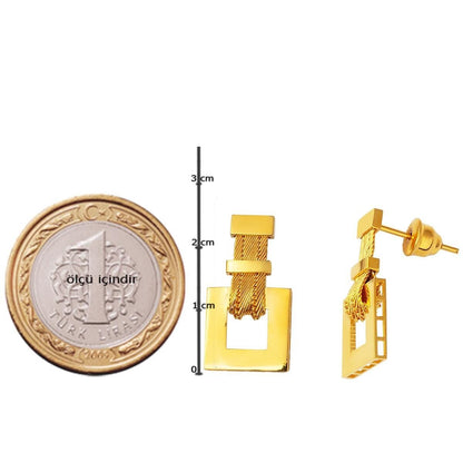 14K Yellow Gold Trabzon Mesh Cubic Zirconia Set (31.95 g)