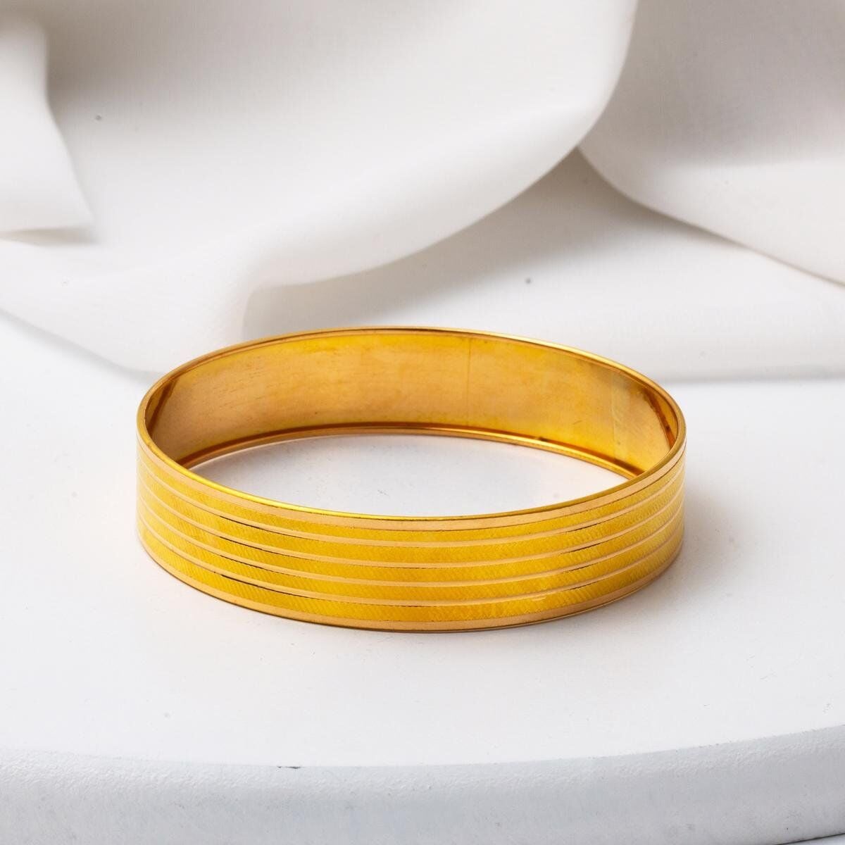 22K Yellow Gold Trabzon Mesh Bangle (20 g)