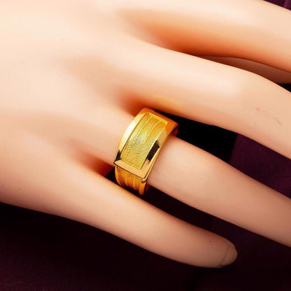 Yellow Sterling Silver Trabzon Mesh Ring