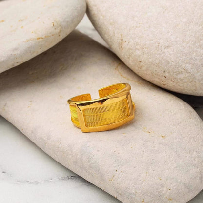 Yellow Sterling Silver Trabzon Mesh Ring