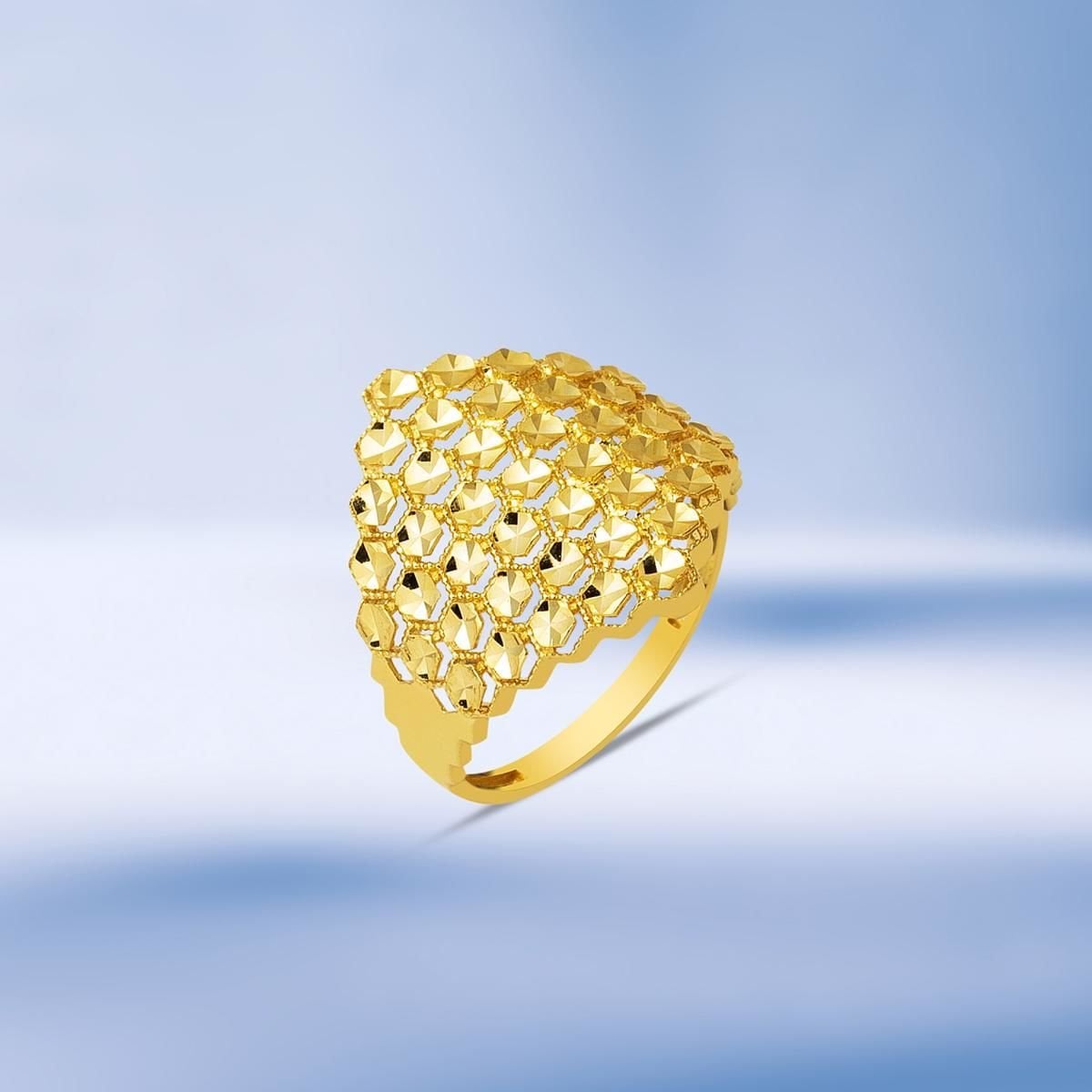 14K Yellow Gold Trendy Ring (2.9 g)