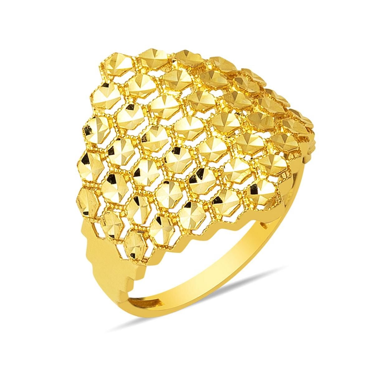 14K Yellow Gold Trendy Ring (2.9 g)