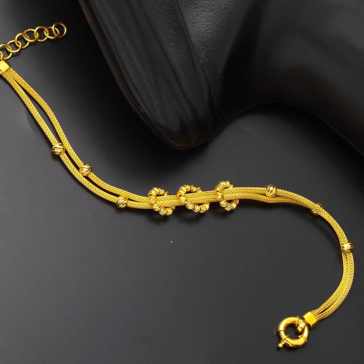 22K Yellow Gold Trendy Bracelet