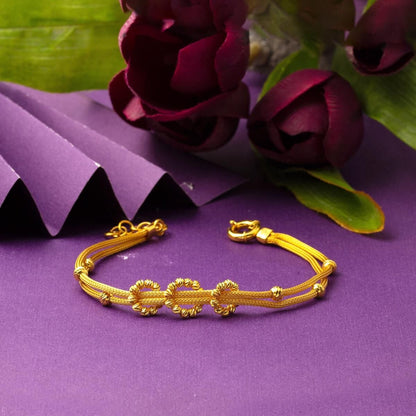 22K Yellow Gold Trendy Bracelet