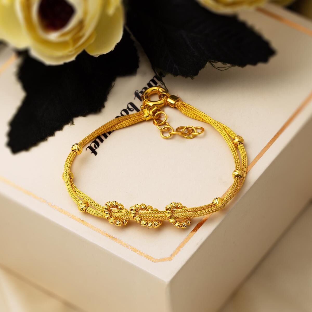 22K Yellow Gold Trendy Bracelet