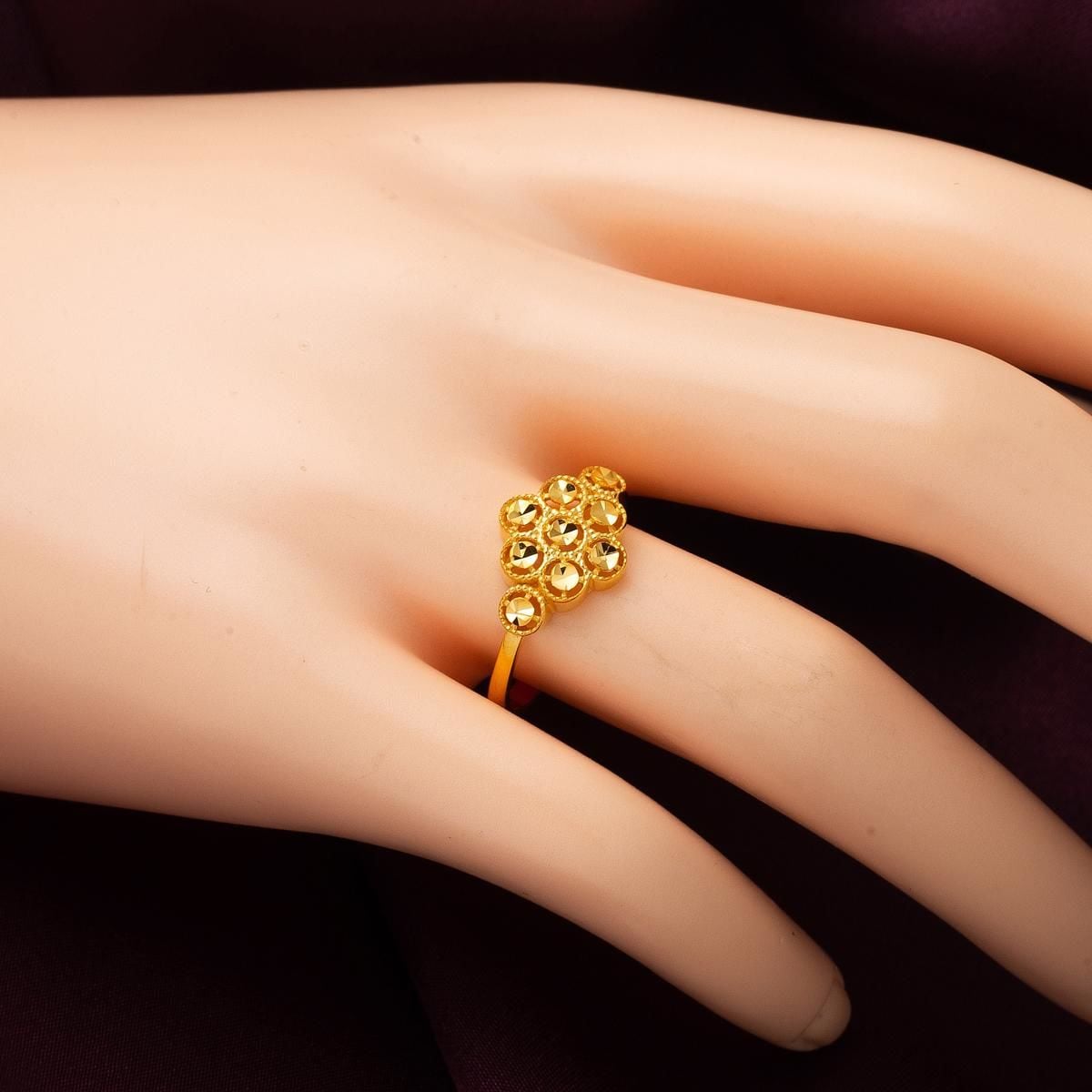 22K Yellow Gold Trendy Ring