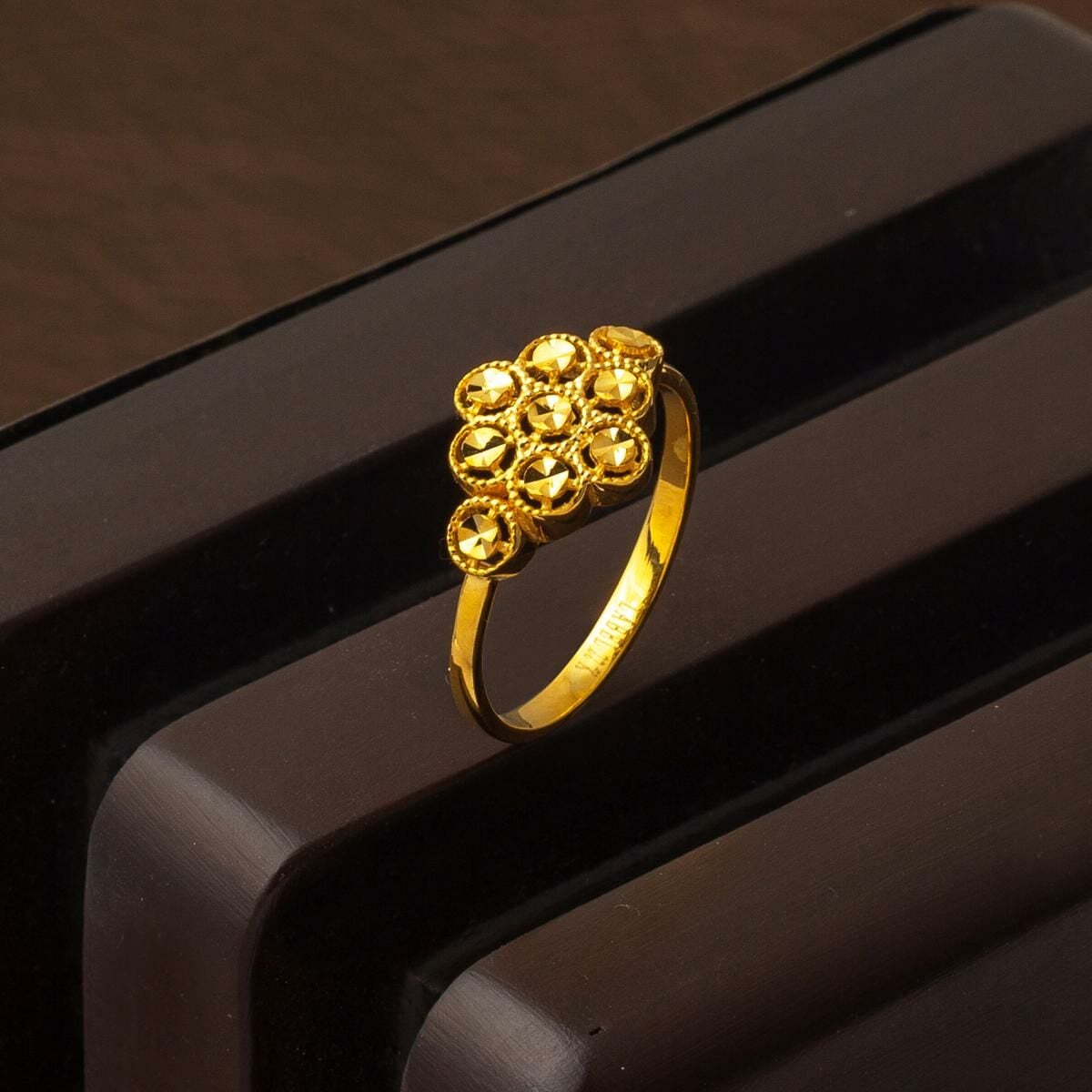 22K Yellow Gold Trendy Ring