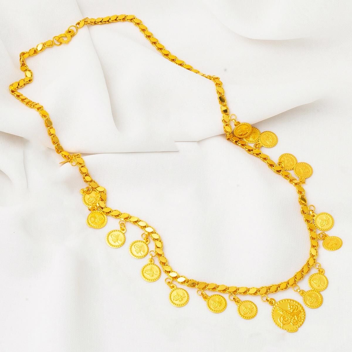 22K Yellow Gold Ottoman Tughra Collar Necklace