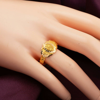 22K Yellow Gold 3-Piece Twisted Ring