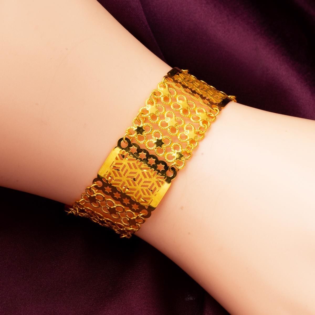 22K Yellow Gold Urfa Handcrafted Bracelet