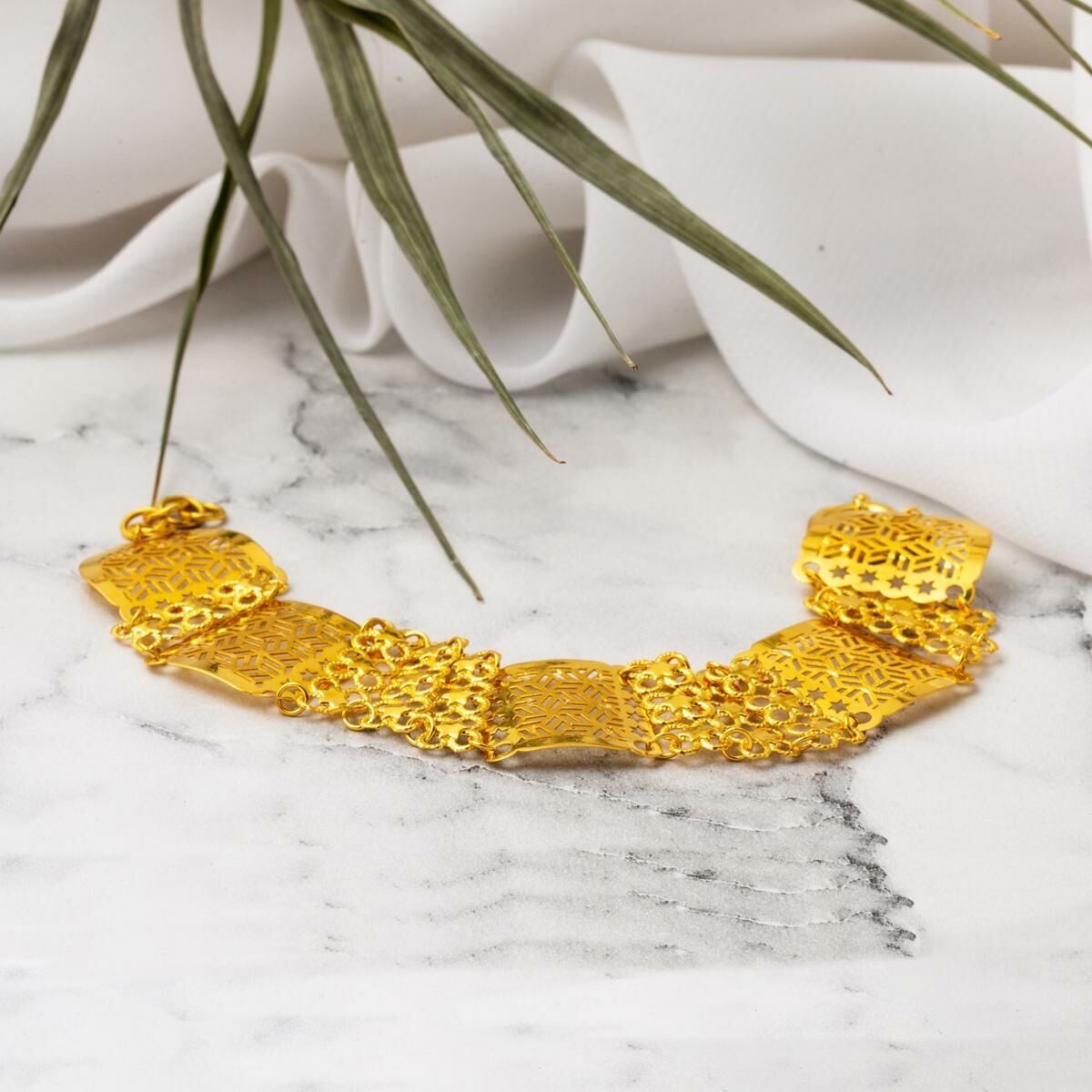 22K Yellow Gold Urfa Handcrafted Bracelet