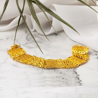 22K Yellow Gold Urfa Handcrafted Bracelet