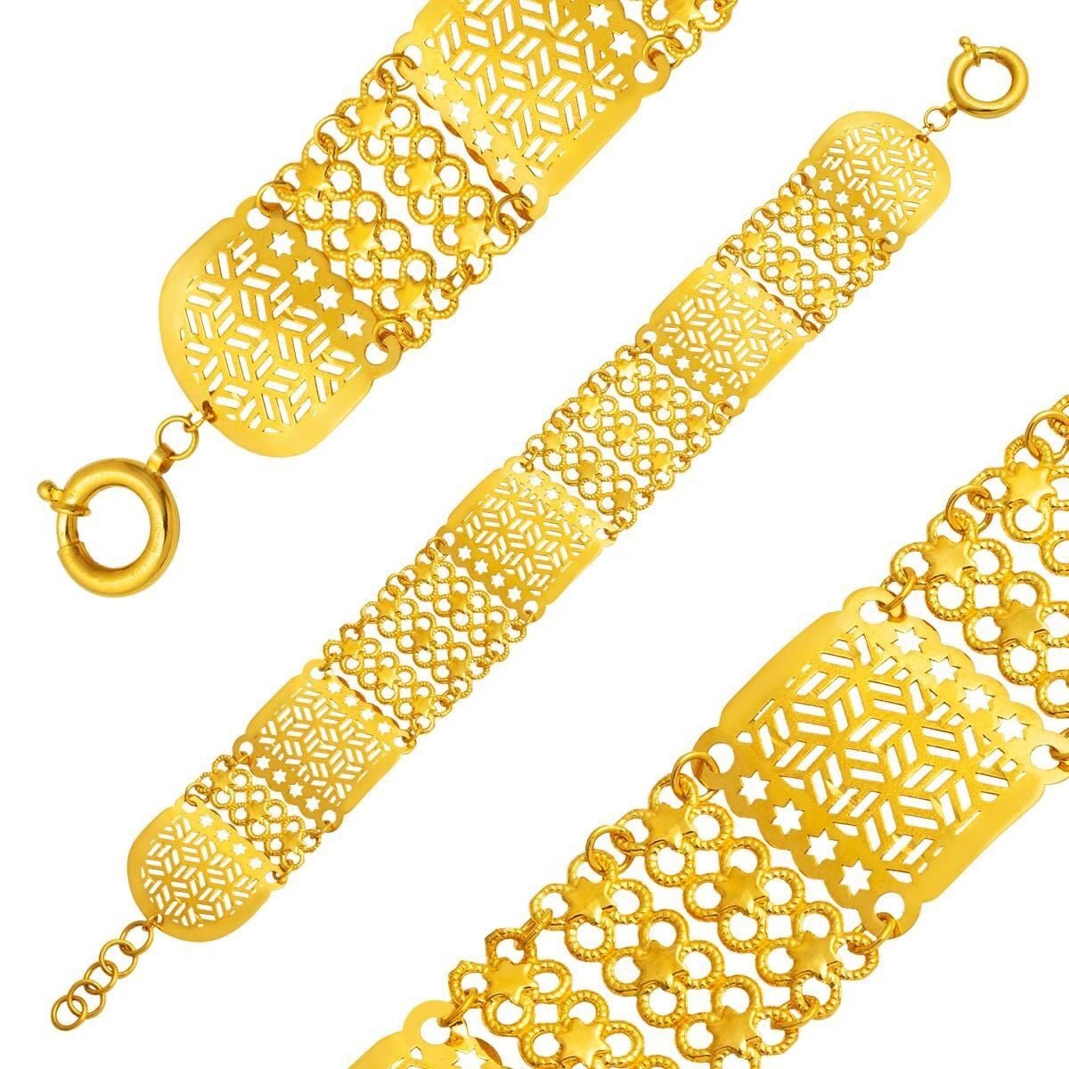 22K Yellow Gold Urfa Handcrafted Bracelet