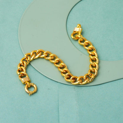 22K Yellow Gold Space Path Bracelet (14.5 g)