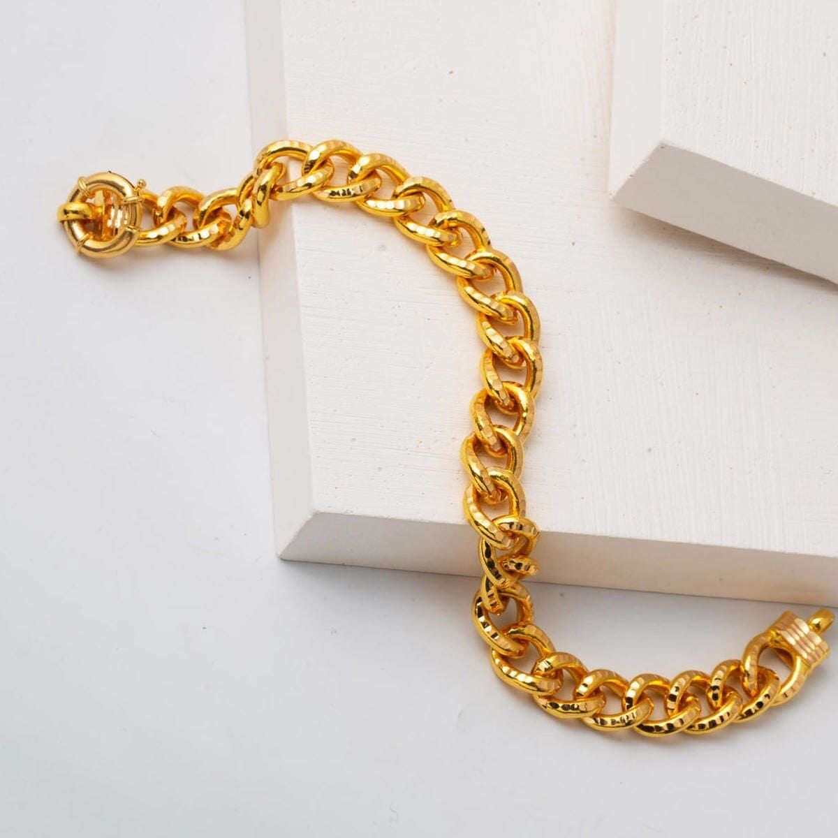 22K Yellow Gold Space Path Bracelet (14.5 g)