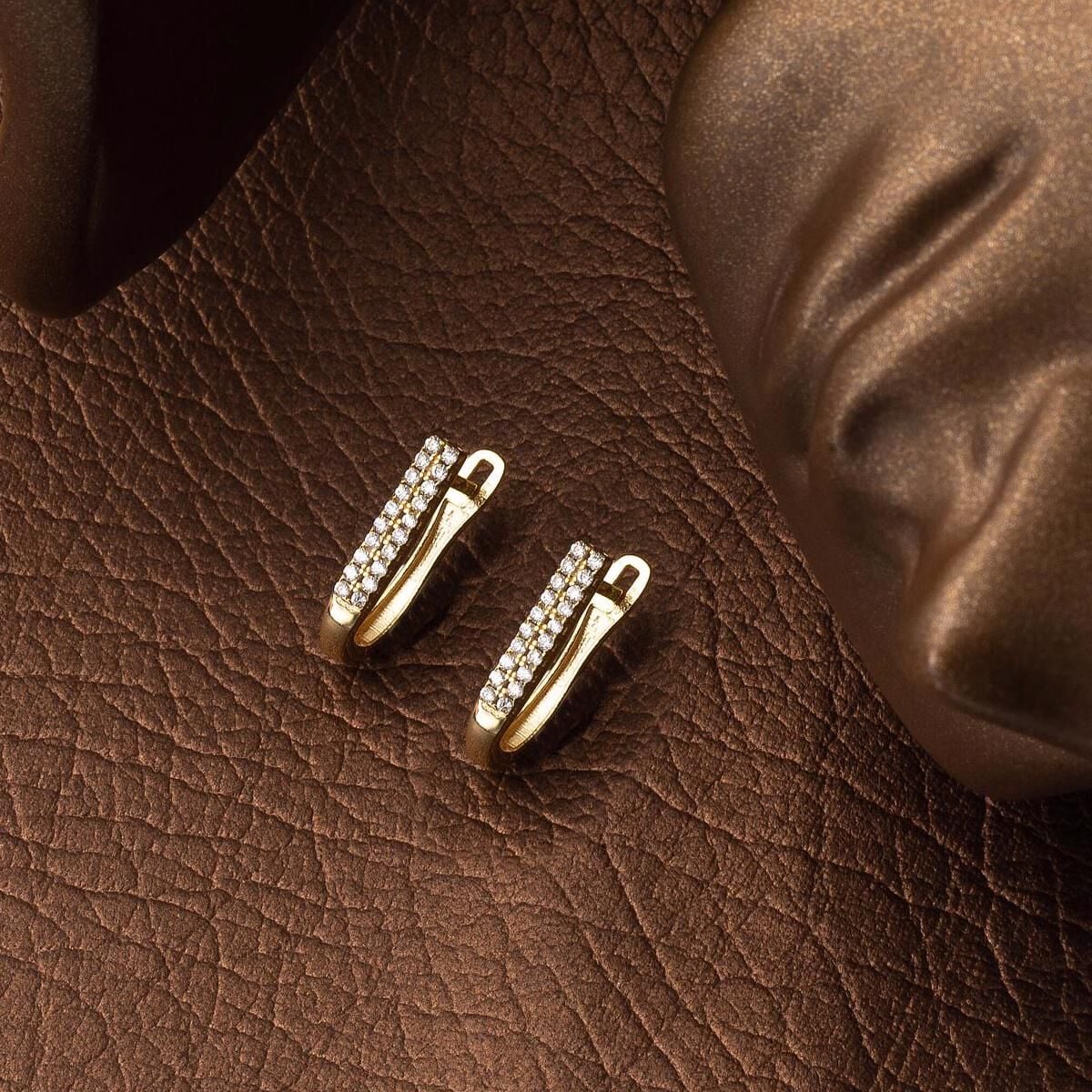 14K Yellow Gold Tennis Cubic Zirconia Set
