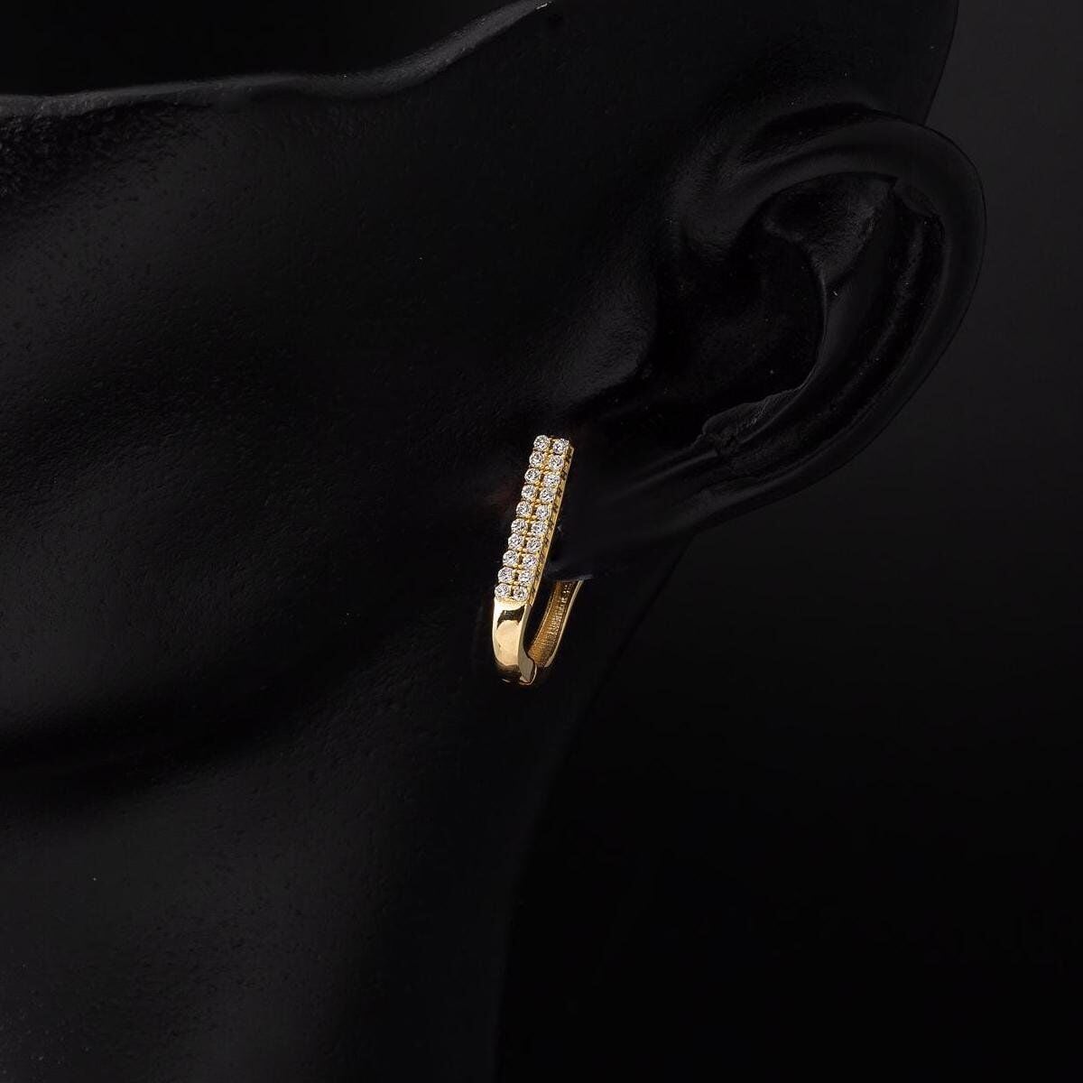 14K Yellow Gold Tennis Cubic Zirconia Set