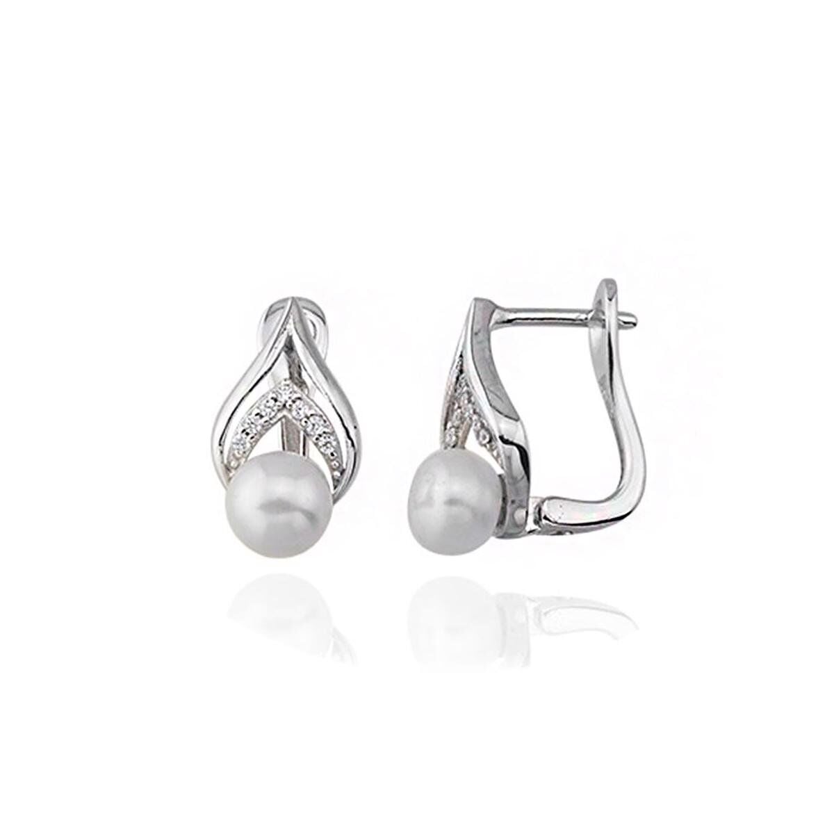 14K White Gold Velletri Bridal Pearl Set