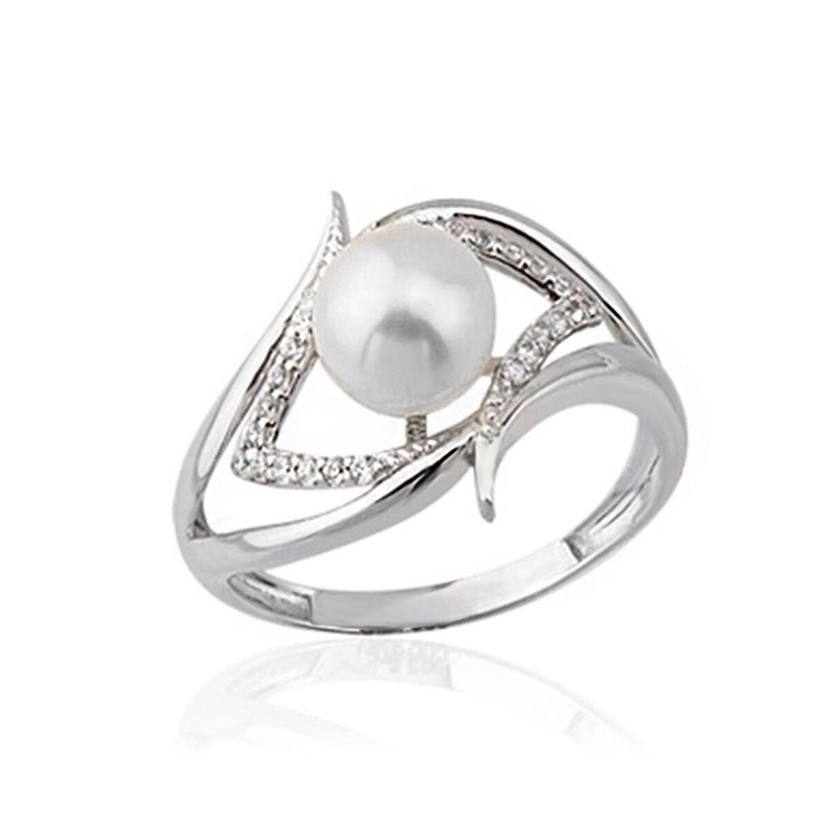 14K White Gold Velletri Bridal Pearl Set