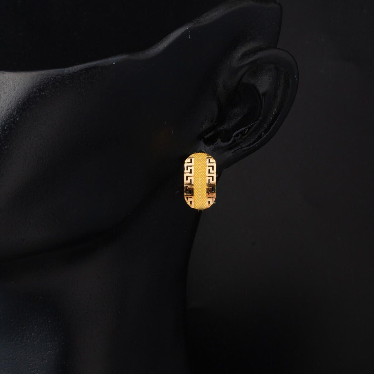 22K Yellow Gold Designer Inspired Earrings