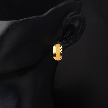 22K Yellow Gold Designer Inspired Earrings