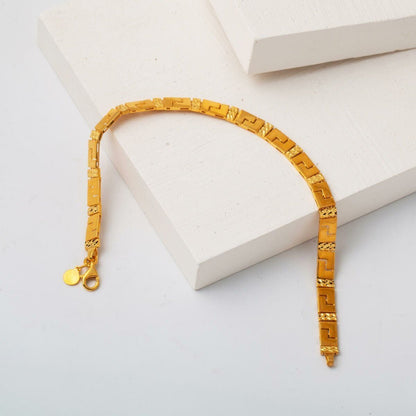 22K Yellow Gold Designer Inspired Style Bracelet