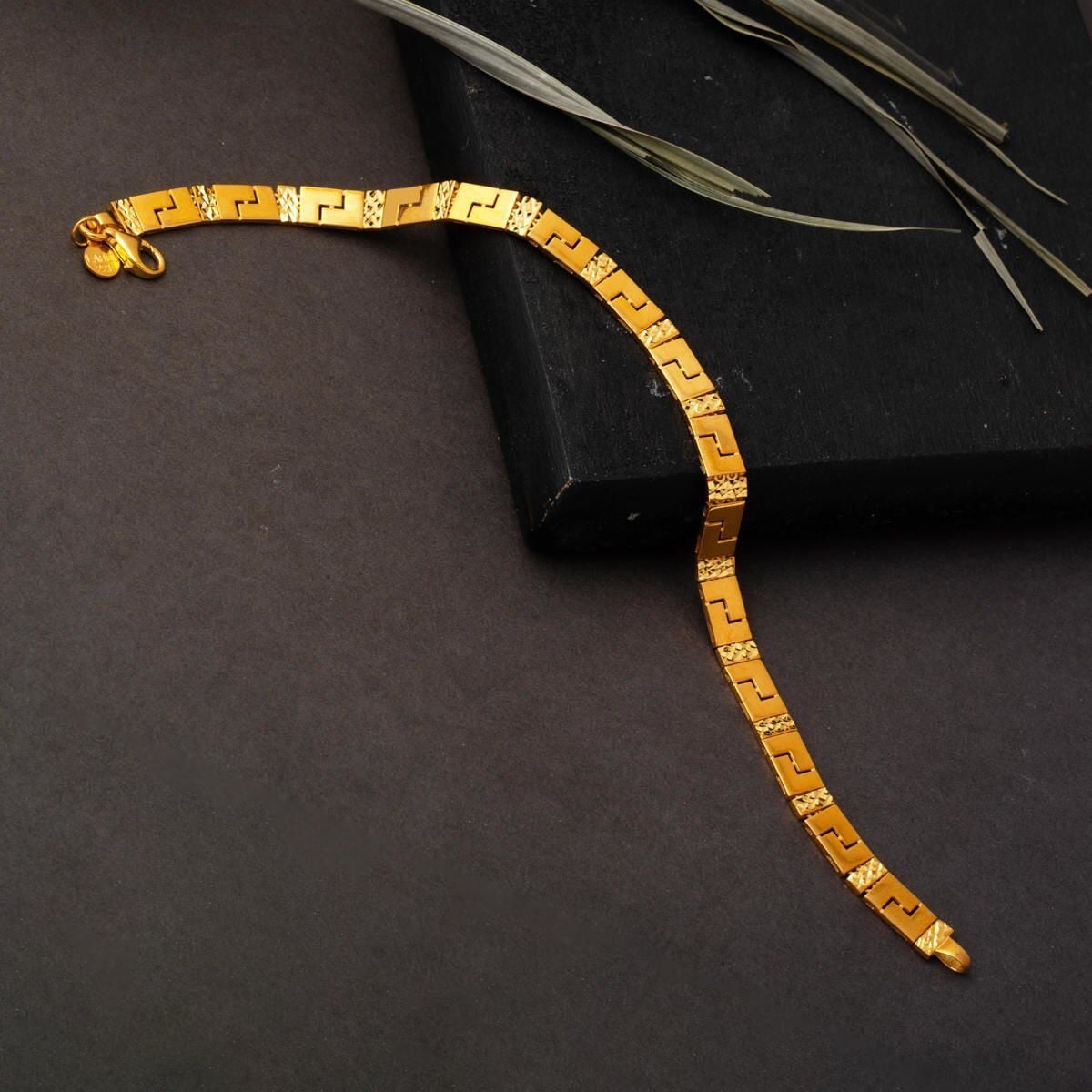 22K Yellow Gold Designer Inspired Style Bracelet