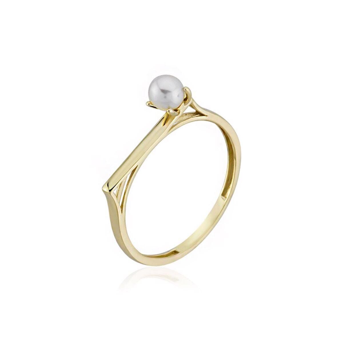 14K Yellow Gold Versailles Pearl Ring