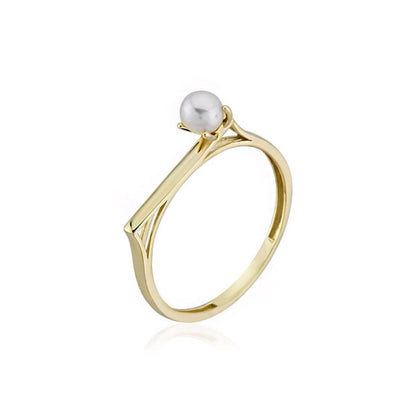 14K Yellow Gold Versailles Pearl Ring