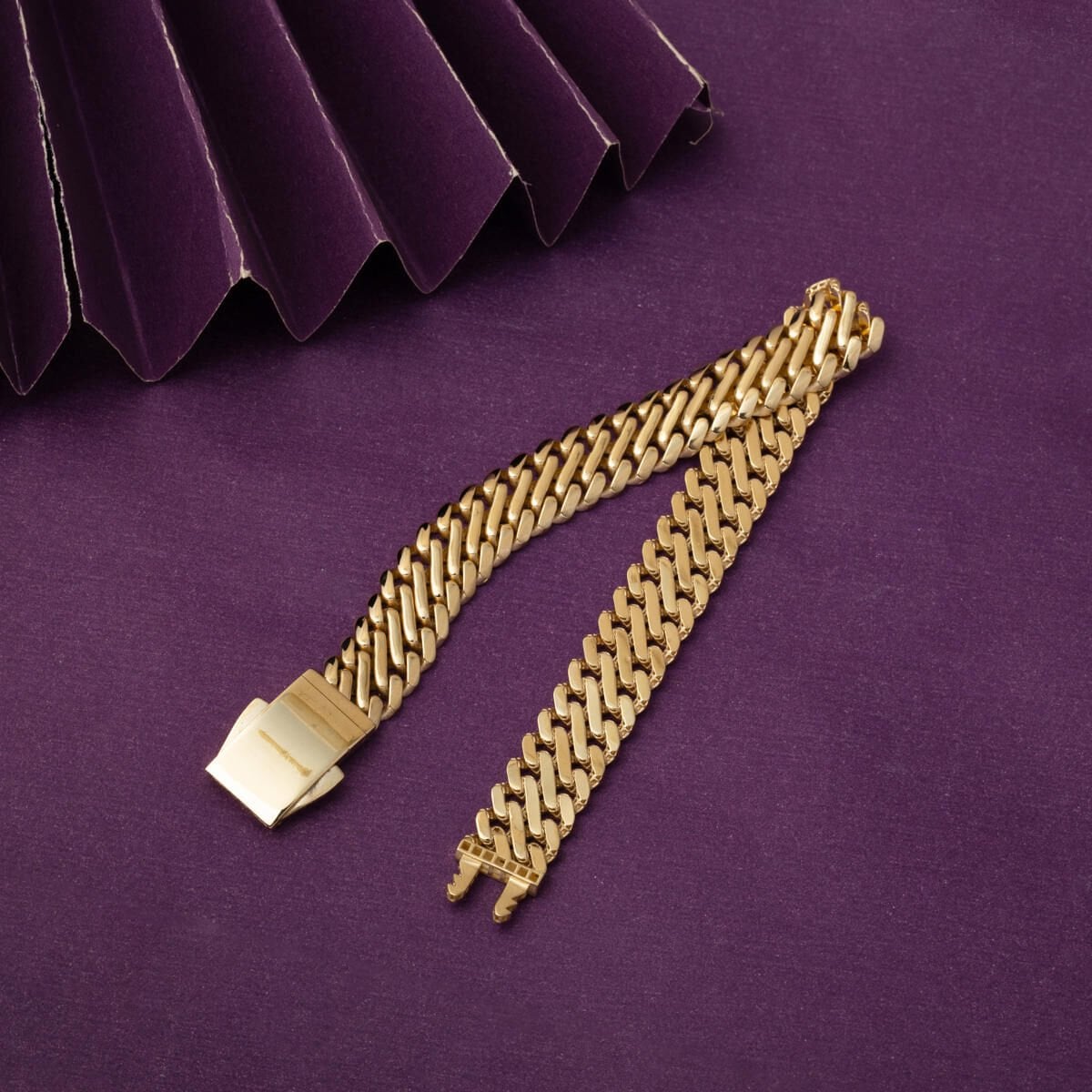 14K Yellow Gold Vienna Woven Chain Minimalist Bracelet
