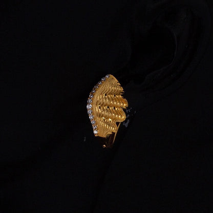22K Yellow Gold Yakamoz Cubic Zirconia Earrings