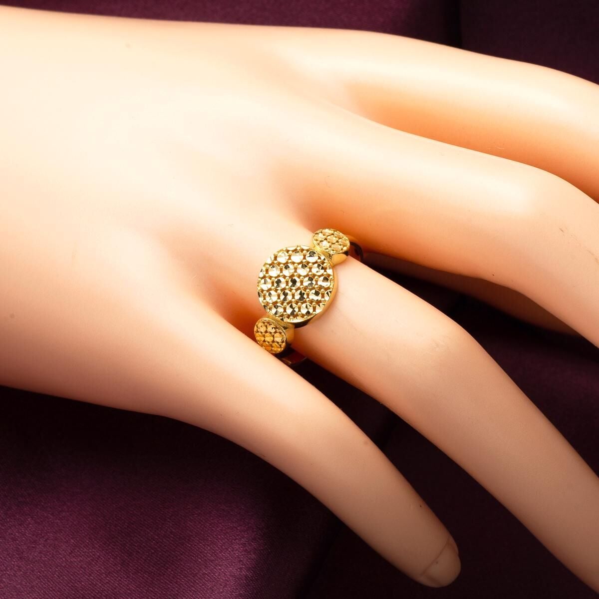 14K Yellow Gold Flower of Life Jewelry Set (7.1 g)