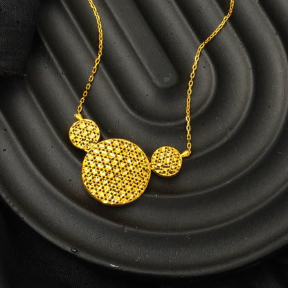 22K Yellow Gold Flower of Life Necklace (5.24 g)